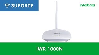 Como configurar o acesso a internet no roteador Intelbras IWR 1000N e IWR 3000N  i3193 [upl. by Rubie200]