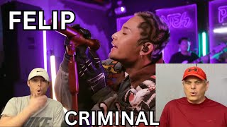 Two Rock Fans REACT To SB19 Felip Criminal [upl. by Nahtahoj346]