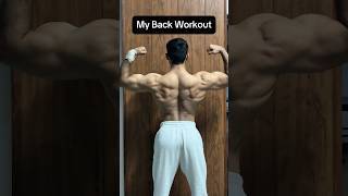 My Back Workout 💪 bodybuilding fitness shorts backworkout [upl. by Oslec]