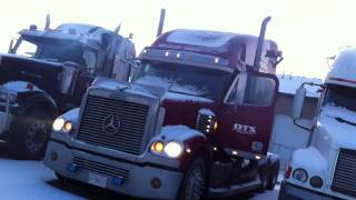 Detroit Diesel 60 Series cold start [upl. by Eidnam]