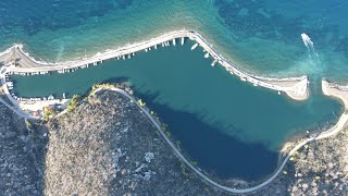 Μαρίνα Κωνσταντίνου Σκούφου στην Μαυρολιμνη τα Καικια επί το έργον με αέρα στον Κορινθιακό [upl. by Anitnegra]