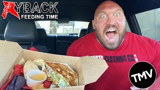 Crunchwrap Chaos Nacho Mukbang Ryback Feeding Time [upl. by Eirruc]