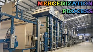 Mercerization of Cotton Fabric  Mercerization Process in Textile [upl. by Gnap374]