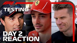 Drivers Day 2 Reaction  F1 PreSeason Testing 2024 [upl. by Langham988]