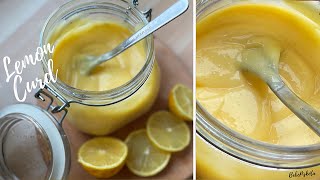 LEMON CURD🍋  Angol citromkrém  BebePiskóta [upl. by Etyak215]