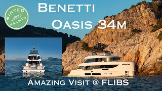 Benetti Oasis 34M Yacht Ultimate Luxury  Full Review amp Features  Best Yacht in the World [upl. by Adlecirg]