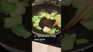 I made stirfried bok choy with leftovers  Japanese Home Cooking [upl. by Cirtemed879]