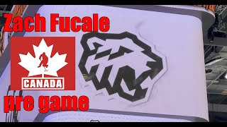 Zach Fucale Canada goalie pre game 11032024 Tractor khl [upl. by Dorfman]