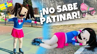 ANDY SE ACCIDENTA CON LOS PATINES  NO SABE PATINAR [upl. by Moersch]