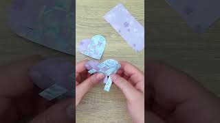 💜💚💜DIY woven paper hearts [upl. by Pilif]