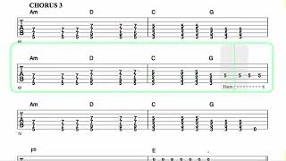 AFI ● Miss Murder  Isolated Guitar 2  TAB [upl. by Spielman]