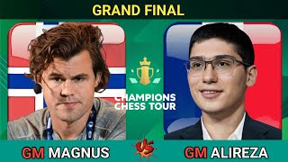 🟢 Grand Final  Magnus Carlsen vs Alireza Firouzja  Chessable Masters 2024 [upl. by Lazes]