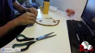 Worbla Tutorial  How to make a shoulder armor Part 2 [upl. by Pierre]