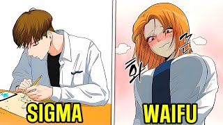 Nerd SIGMA Conquistou a GAROTA mais BONITA da Escola e Agora TODAS o QUEREM  Resumo Manhwa [upl. by Seta228]