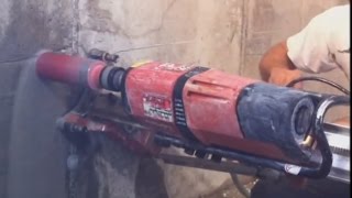 Hilti DD350 KOMPLETTE KERNBOHRUNG online VIDEO HD [upl. by Kaenel436]