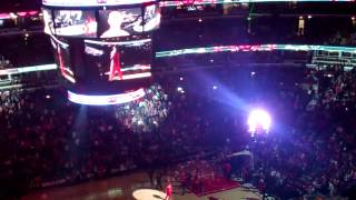 Chicago Bulls season opener introductions 103112 [upl. by Xanthe431]