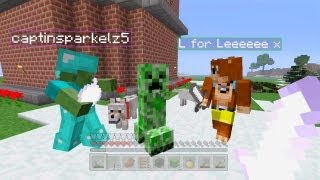 Minecraft Xbox  The Friendly Creeper 53 [upl. by Kidd787]