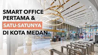 Office Space Tercanggih di Kota Medan  Premium Office Tower Podomoro City Deli Medan [upl. by Nosahc]