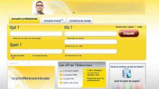 Annuaire Télécontact les pages jaunes du maroc [upl. by Solotsopa]