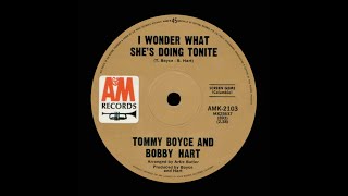 I Wonder What She’s Doing Tonite  Tommy Boyce amp Bobby Hart  1967 Stereo [upl. by Maryann655]