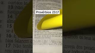 Provérbios 2317 Versículo da Bíblia deus amor jesus religion viral motivation gamer shorts [upl. by Wei]