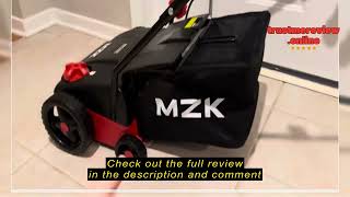 Review MZK 13inch Electric Dethatcher MZK12 ESSENTIAL details [upl. by Acireed]