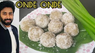 Onde Onde Recipe Made By Ashwin In Cook With Comali Malaysian Sweet Dish [upl. by Leopold]