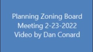 Runnemede Planning Zoning Board Meeting 2 23 2022 [upl. by Stephenie]