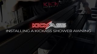 How to Install the KickAss Shower Tent Awning  Instant Ensuite Tent amp Camping Change Room [upl. by Freed]