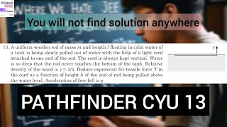 FLUIDS PATHFINDER CYU 13 WhereWeAllHateJEE [upl. by Besse]