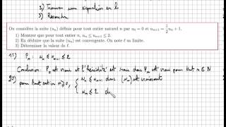 Terminale S méthode 4  Trouver la LIMITE dune SUITE CONVERGENTE suite croissante majorée  cours [upl. by Castra]