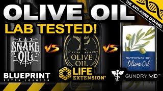 OLIVE OIL LAB TESTED  Blueprint Gundry MD Life Extension [upl. by Ahtekahs]