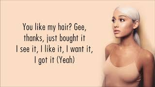 Ariana Grande  7 rings Lyrics [upl. by Bellew]