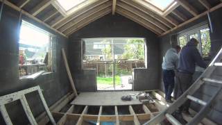 Timelapse  Replacing an old conservatory with a shiny new extension [upl. by Netfa]