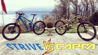 YT Capra vs Canyon Strive  BikePark Métabief with Enduro Bikes  MTB POV Series [upl. by Zakarias]