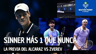 Sinner avanza como primero en el finals La previa del Alcaraz vs Zverev [upl. by Cullin497]