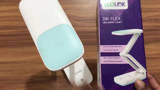 🔥🔥🔥Review Philips ECOLINK 3W FLEX LED DESK LIGHT Rechargeable for students and office [upl. by Annanhoj281]