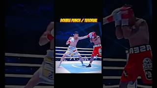 Double punch attack 😳 3 step tutorial muaythai karate martialarts shorts [upl. by Tonya]