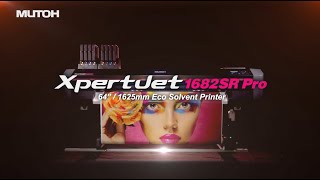 XpertJet 1682SR Pro  Eco Solvent Printer  MUTOH [upl. by Eseret]