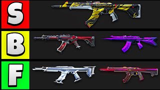 My Viewers Ranked Every Vandal Skin From Worst to Best [upl. by Anileda]