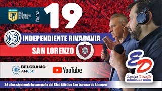 ⚽️ INDEP RIVADAVIA MZA vs SAN LORENZO  Reacciones en VIVO  EquipoDesafio 🔴 🔵 sanlorenzo [upl. by Aerdnaid642]