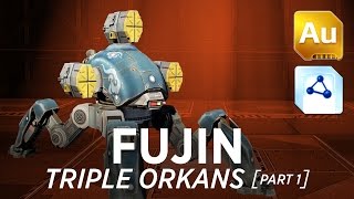 War Robots WR  Fujin Triple Orkans w gameplay  12 [upl. by Siuqramed]