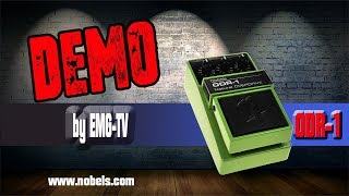 Nobels ODR1 Overdrive Guitar pedal demo by EMG TV [upl. by Ahsienat425]