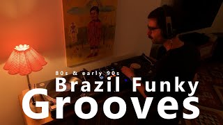 Vinyl mix Brazil funky grooves  80s amp early 90s [upl. by Yendahc]