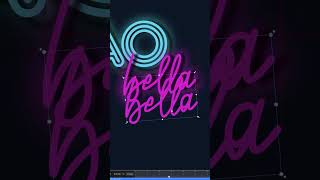 How to Neon Text Effect  SVGator [upl. by Pritchett]