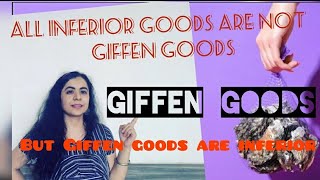 Giffen goods Sir Robert GiffenAll Giffen goods are inferior goods but all inferior not Giffen [upl. by Ettenad170]