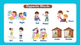 Opposite words for kids  Guess the Opposite Word  English Vocabulary [upl. by Adnar]