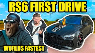 FIRST DRIVE IN THE WORLDS FASTEST AUDI RS6 C8 1100 BHP [upl. by Gnoud]