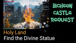 Find the Divine Statue  Holy Land  Bicheon Castle Request [upl. by Siward]