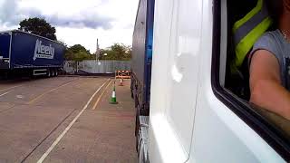 Class 1 Reversing Exercise HGV Training By Blue Triangle Training [upl. by Adiasteb]